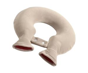 Nexusectar Sac d'eau chaude pour le cou - Enveloppement chaud et froid pour soulagement avec bande chauffante - Chauffe-épaules avec sac d'eau chaude | pour hiver, maison, bureau, voyage, vacances,