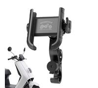 Nexusectar Support de téléphone pour moto - Support réglable anti-vibration pour guidon, pince rotative pour téléphone portable, support de navigation pratique | Course de tourisme, trajets quotidiens