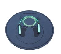 Nexusectar Tapis de corde à sauter - Tapis d'exercice antidérapant de 6 mm | d'épaisseur, 58,4 x 58,4 cm pour intérieur et extérieur, yoga, entraînement à domicile | Tapis épais antidérapant pour saut