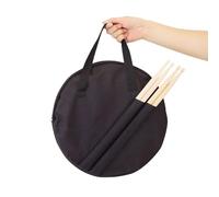 Nexusectar Tapis Silence Pour Batterie,Pads Assourdissants de Tête de Tambour 30 cm | Set d'Assourdissement avec Sac et Tapis de Bagarettes pour Pratique,Éducation Maison Studio Voyage Chambre Routine