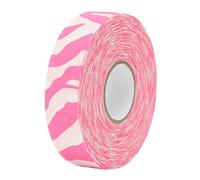 NexusGoods Hockey Tape, Adhesive Hockey Stick Tape, Anti Slip Self-Adhesive Grip Tape 25m x 25mm for Ice Hockey/Golf/Tennis/Squash/Badminton (Rose avec Blanc,25m x 25mm)
