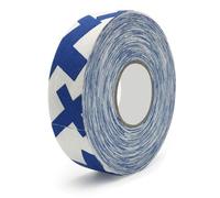NexusGoods Hockey Tape, Adhesive Hockey Stick Tape, Anti Slip Self-Adhesive Grip Tape 25m x 25mm for Ice Hockey/Golf/Tennis/Squash/Badminton (Bleu avec Blanc,25m x 25mm)