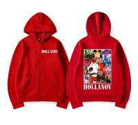 Nexuso Sweat À Capuche Zippé Heated Rivalry Shane Hollander Ilya Rozanov Sweat-Shirt Manches Longues Veste Homme/Femme Y2K Mode Hip-hop Streetwear-Red||XX_l