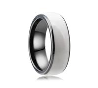 NEXUVELL Bague intelligente RFID en résine époxy noir/blanc T5577/puce CUID
