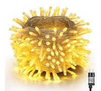 NEXVIN Guirlande Lumineuse Sapin de Noël 20M 200 LED Blanc Chaud, Guirlande Électrique avec Minuterie 8 Modes, Décoration Extérieur et Intérieur