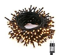 NEXVIN Guirlande Lumineuse Sapin de Noel Blanc Chaud 20M 200 LED Lumiere Sapin de Noel, Electrique, 8 Modes, Fonction Mémoire Minuteur, Étanche pour Decoration Exterieur et Interieur