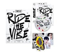 NEXZ - Korea 1st Single Album [Ride the Vibe] (Standard ver. - Vibe Ver.) Out Box + Pamphlet + Club Poster + CD-R + Photobook + Postcard + Photocards + Sticker Pack + 4 Extra Photocards