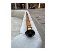 Ney Mansur La (A) avec Embouchure en Derlin, Main Droite en Haut, Instrument de Musique Traditionnel, Flûte Soufie Professionnelle - Taille Unique