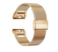 NEYENS Bracelet à ajustement rapide 20/22/26 mm pour Garmin Fenix 8 43 51 mm 7s 7X 7 Pro Fenix 6s 6X 6 5s 5X 5Plus Tactix 7 bracelet en acier inoxydable Forerunner 965 bracelets de montre(Rose gol