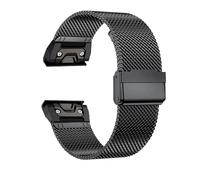NEYENS Bracelet à ajustement rapide 20/22/26 mm pour Garmin Fenix 8 43 51 mm 7s 7X 7 Pro Fenix 6s 6X 6 5s 5X 5Plus Tactix 7 bracelet en acier inoxydable Forerunner 965 bracelets de montre(Black,Fo