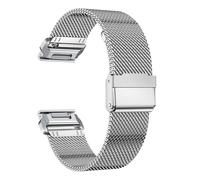 NEYENS Bracelet en métal milanais QuickFit 22mm 26mm, pour Garmin EPIX GEN2 Fenix7 7X Solar/6X 6XPro 5XPlus Forerunner 955 Enduro 2(Silver,For Garmin Enduro 2)