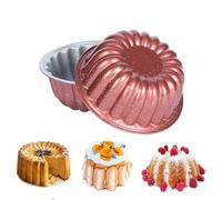 Neylokfen Haut Moule Charlotte en acier antiadhésif - Diamètre 25 cm Hauteur 10 cm Moule Entremet Moule Gateau Rond Terre Cuite -1 piece