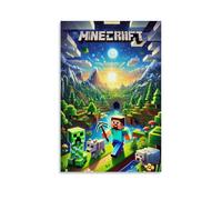 Neymoone Poster de film Minecraft de film fantaisie comédie vintage pour chambre à coucher - 30 x 45 cm