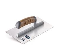 NEYNOR® Premium Platoir à enduit - Platoir de Finition - Truelle de lissage - Pro Truelle à Plâtre en Acier Inoxydable TD - Made in EU - 270x130 mm