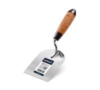 NEYNOR® Truelle de Maçon 100 mm - Truelle à Bout Carré - Truelle Carrée avec Poignée Souple - Truelle avec Lame en Acier - Made in EU