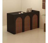 NEYTIIR Bureau De Réception Moderne avec Rangement, Petite Table De Salle De Réception avec Passe-câbles, Tiroir Verrouillable for La Caisse, Le Hall(F,240x50x100cm)