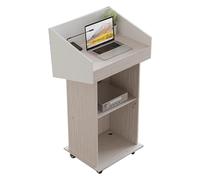 NEYTIIR Comptoir De Caisse Bureau d'accueil Comptoir De Réception Magasin avec Tiroir Verrouillable Et Petite Armoire, pour Salle De Réception Lobby Bureau Magasin(B)