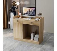 NEYTIIR Comptoir De Réception, Comptoir De Vente Au Détail Moderne en Bois, Comptoir De Réception, Comptoir De Vente Au Détail Moderne avec Tiroirs, Petite Réception(J,60x40x92cm)
