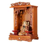 NEYTIIR Étagère Multifonctionnelle en Bois for Bouddha, Décoration Bouddhiste, Style Chinois, Support De Table De Méditation en Bois for Décoration(B,24 inches)