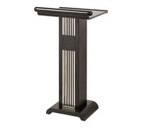 NEYTIIR Pupitre D'église Moderne en Métal Incurvé, Grand Pupitre De Bureau, Base Incurvée, Design Incurvé, for Conférence, Mariage, Discours