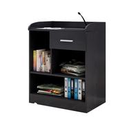 NEYTIIR Pupitre Portable, Pupitres Et Podiums, Table De Podium pour Salle De Conférence, Pupitre Debout avec Compartiment De Rangement, Podium pour Église avec Tiroirs(D,80x40x90cm)