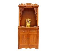 NEYTIIR Table De Bouddha, Ancienne Armoire Yumu, Niche Bouddhiste, Armoire À Plateforme Divine, Niche Divine, Dieu De La Richesse Domestique, Lieu, Dieu De La Richesse(A,80CM)