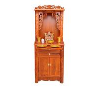 NEYTIIR Table De Bouddha, Ancienne Armoire Yumu, Niche Bouddhiste, Armoire À Plateforme Divine, Niche Divine, Dieu De La Richesse Domestique, Lieu, Dieu De La Richesse(A,70CM)