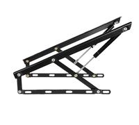 NEYTIIR Vérin À Gaz Robuste for Lit Coffre, Vérin À Gaz for Lits Coffres, Mécanisme De Charnière for Sommier À Ressorts, Kit De Vérin À Gaz Hydraulique Robuste(90.5cm)