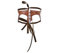 Neytiri-Film Costume de queue bleue Accessoires de cosplay Queue d'elfe Oreilles Gant Prop pour adulte Halloween Carnaval Party, Marron 2., taille unique