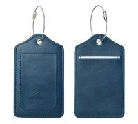 NEYYOS - Housse de Passeport & Pochette Airtag, Etui de Protection RFID, Organisateur Anti Perte, Accessoires Portefeuille Porte-carte, Couverture En Cuir PU, Protecteur de Passport de Voyage Elegant