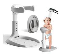 NEYYOS - Support de bain bébé pliable ergonomique réglable en hauteur antidérapant compact portable sécuritaire évolutif nouveau-né baignoire douche accessoires confort cadeau naissance