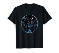 Nez Amusant Bigfoot Sasquatch Cat Forest Journey T-Shirt