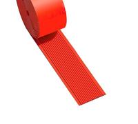 Nez Antidérapante Escalier Conception Dentelée Imperméable et Résistant à L'usure Protection de Nez de Marche, Convient pour Une Utilisation Domestique et en Extérieur(Red,5cm)