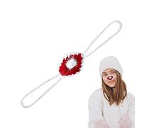 Nez, bonnet néo de Noël au crochet, chauffe-nez endormi, protège-nez en tricot, protège-nez confortable pour le ski endormi, activités de plein air