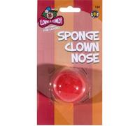 Nez clown rouge mousse Taille Unique