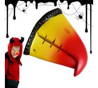 Nez d'animal d'Halloween - Bec de perroquet - Faux museau d'oiseau | Bandeau élastique réaliste, flexible pour les fêtes d'anniversaire d' , les fêtes de jeu de rôle, accessoires de simulation
