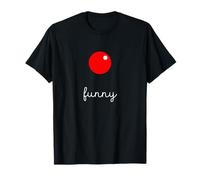 Nez de clown de cirque rouge amusant T-Shirt