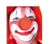 Nez De Clown Mousse Taille Unique Rouge