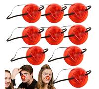 Nez de clown - Nez de clown rouge - Nez de clown rouge, accessoire de déguisement de cosplay alimenté par batterie, accessoire de costume de clown rouge pour adulte, accessoire de