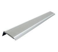 Nez de marche antidérapant aluminium recouvert PVC gris VISO - NDM1300PVC