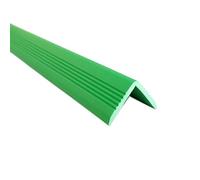 Nez de marche auto-adhésif 10 mètres, protection d'angle murale, bordure d'escalier imperméable, bandes antidérapantes en PVC for marches(Green,3.5x3.5CM 5meter)