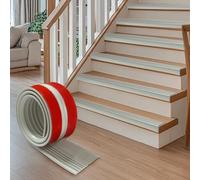 Nez de marche autocollant en PVC de 100x9.5cm - Protection antidérapante - Étanche - En forme de L - Pour l'extérieur et l'intérieur