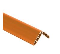 Nez de Marche Autocollant, Moulures de Bord D'escalier, Bande de Protection d'angle Anti-Collision Adaptée Aux Marches, Coins, Colonnes, Tables et Autres Bordures à Angle Droit(Orange,2.5 * 120cm)