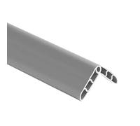 Nez de Marche Autocollant, Moulures de Bord D'escalier, Bande de Protection d'angle Anti-Collision Adaptée Aux Marches, Coins, Colonnes, Tables et Autres Bordures à Angle Droit(Gray,2.5 * 100cm)