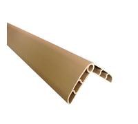 Nez de Marche Autocollant, Moulures de Bord D'escalier, Bande de Protection d'angle Anti-Collision Adaptée Aux Marches, Coins, Colonnes, Tables et Autres Bordures à Angle Droit(Khaki,2.5 * 100cm)