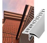 Nez de Marche Déflecteur de Gouttière Métallique pour Avant-toit, Gouttières Étanches en Forme de Bec D'aigle pour Bâtiments, Décoration de Bordure de Toit(L1.9 m (6.23 ft))