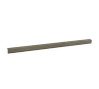 Nez de marche en aluminium champagne 67 x 3,5 x 3 cm 30 pièces pour escalier intérieur avec insert antidérapant sécurité rénovation étage mezzanine