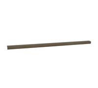Nez de marche en aluminium marron 67 x 3,5 x 3 cm 30 pièces pour escalier intérieur antidérapant rénovation sécurité avec insert plastique
