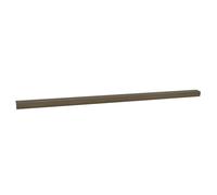 Nez de marche en aluminium - vidaXL - Marron - 67x3.5x3 cm - Antidérapant - Design moderne - Installation facile