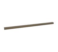 Nez de marche en aluminium - vidaXL - Marron - 67x3x2 cm - Forme en L - Usage intérieur - Installation facile